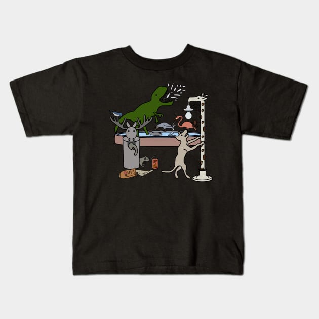 Animal Park Kids T-Shirt by Long Neck Designs